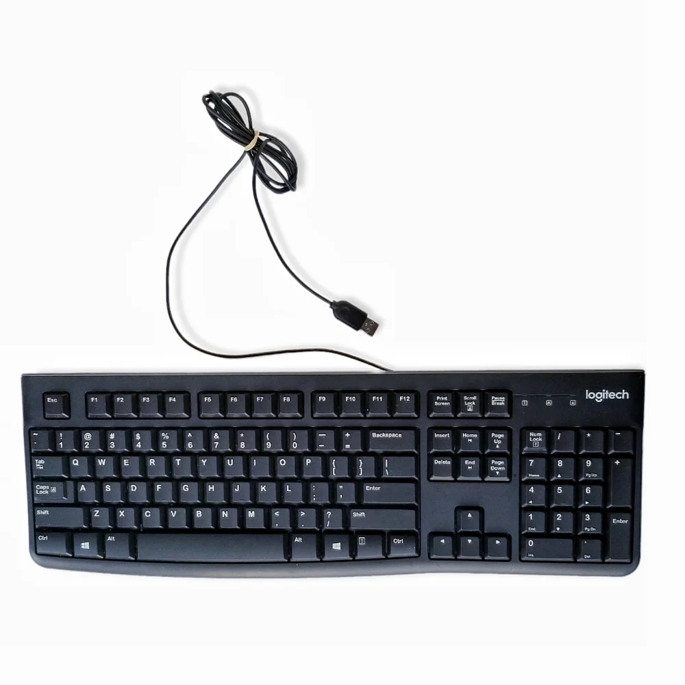 Wired Logitech Keyboard, Mouse and Headset Combo